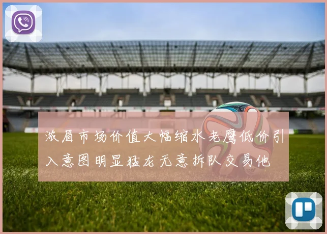 浓眉市场价值大幅缩水老鹰低价引入意图明显猛龙无意拆队交易他